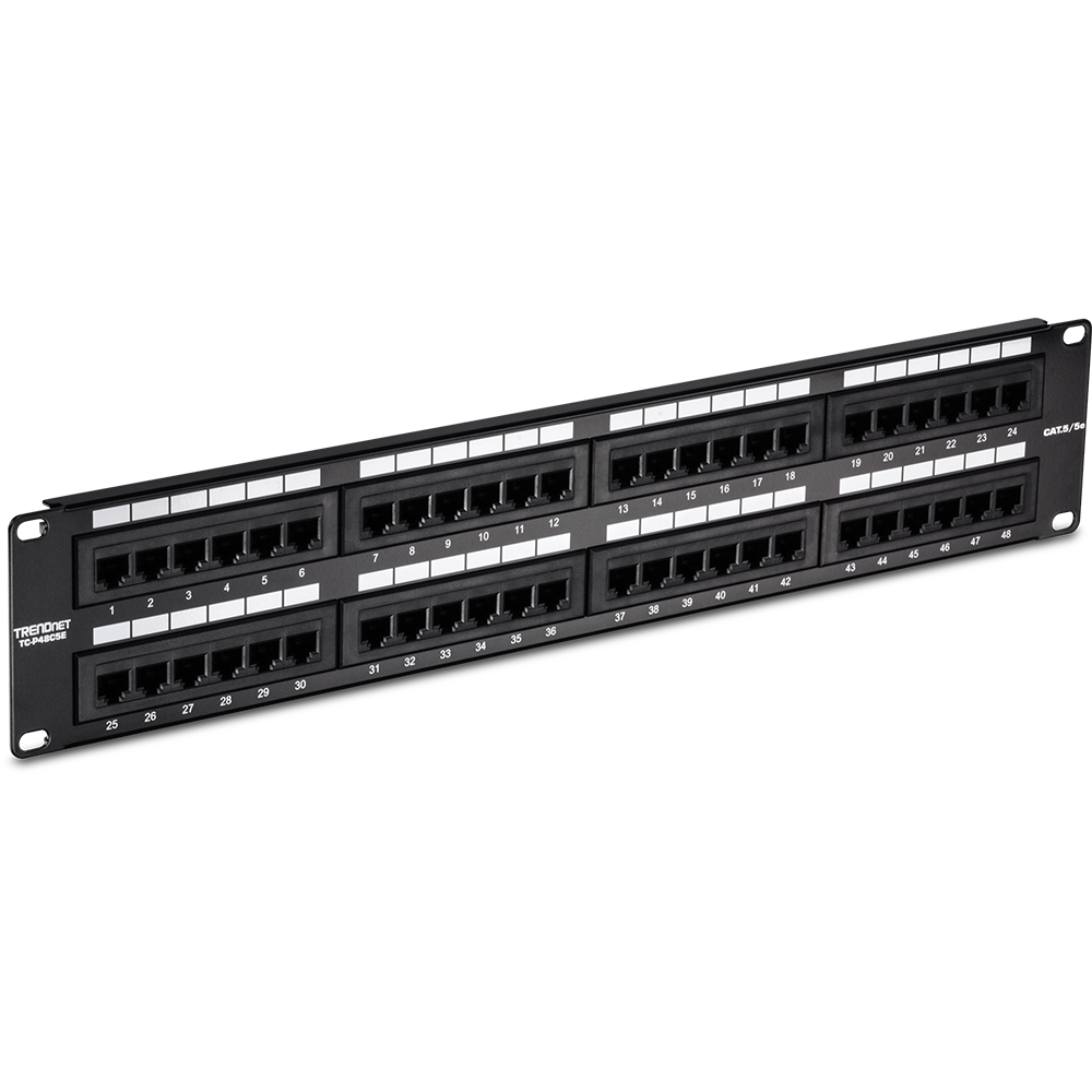 TRENDnet TC-P48C5E - 48-port Cat5/5e Unshielded Patch Panel